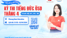 Thông báo tổ chức kỳ thi cấp Chứng chỉ năng lực tiếng Đức ÖSD tháng 04/2026