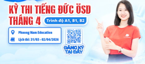 Thông báo tổ chức kỳ thi cấp Chứng chỉ năng lực tiếng Đức ÖSD tháng 04/2026